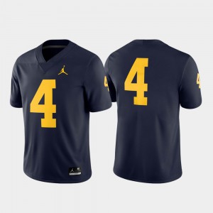 College Football #4 Navy Michigan Jersey Mens Game 971618-363