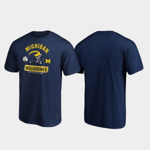 For Men's 2020 Citrus Bowl Bound Spike Navy Michigan T-Shirt 894367-837