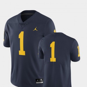 Michigan Jersey Limited #1 College Football Men's Navy 785752-572