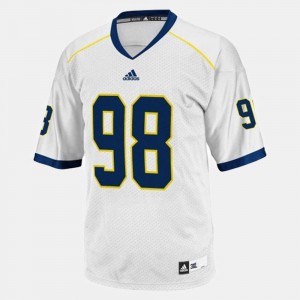 #98 White College Football Devin Gardner Michigan Jersey For Men 999859-287